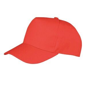Result Childrens/Kids Core Baseball Cap / Red